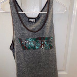 Vans grey tank top
